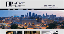 Desktop Screenshot of lacroixlawkc.com